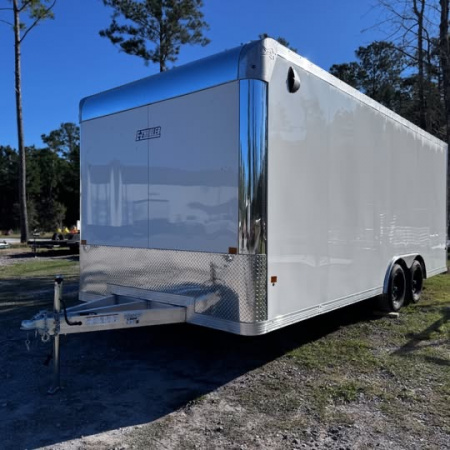 New 2026 Mission 8.5X20 CAR HAULER W/ BLK MOD WHLS Cargo / Enclosed Trailer