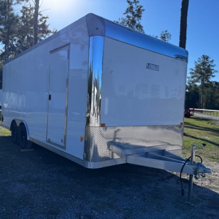 New 2026 Mission 8.5X20 CAR HAULER W/ BLK MOD WHLS Cargo / Enclosed Trailer