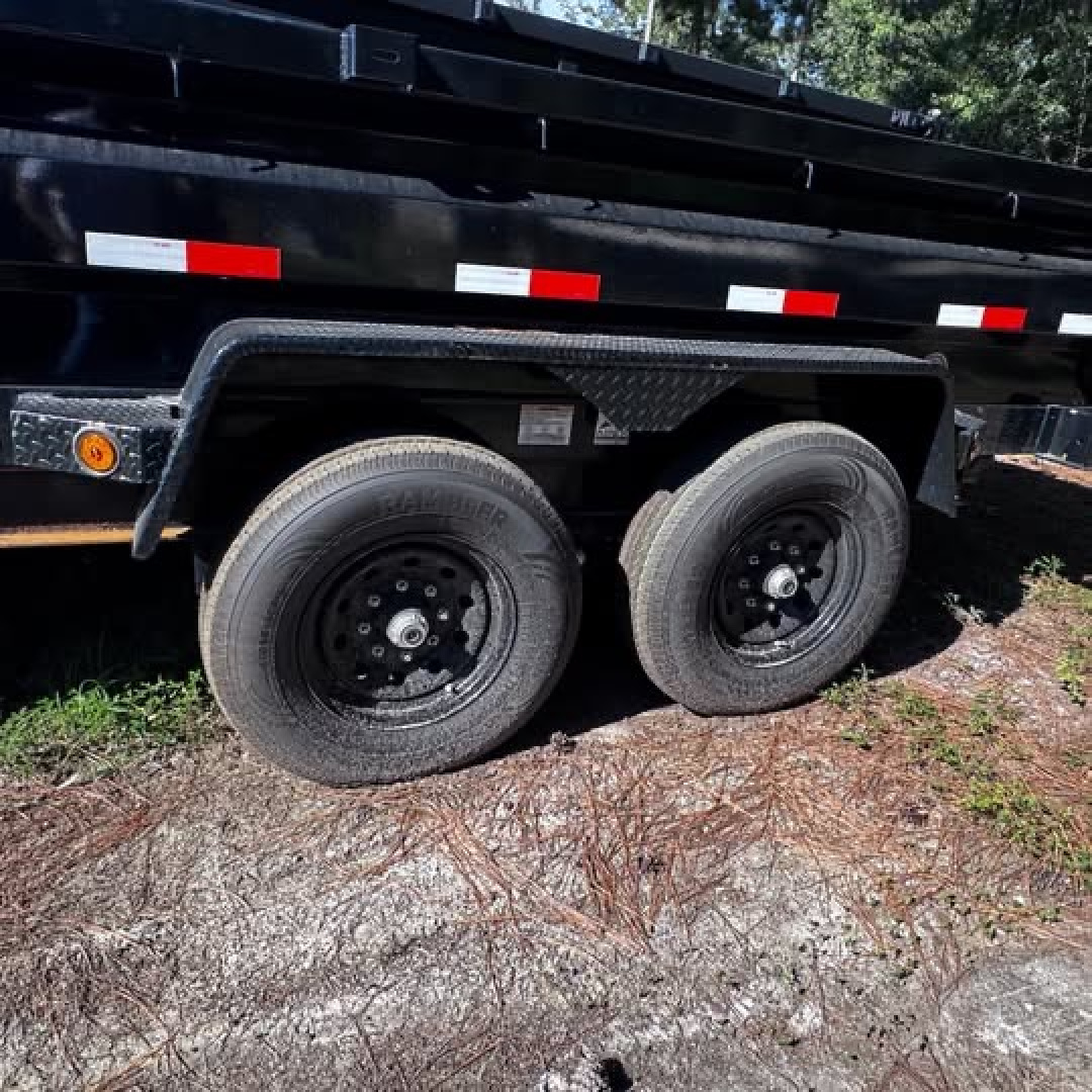 New 2025 Iron Bull 83"x16' GN DUMP 2-7K AXLES, 2' SIDES