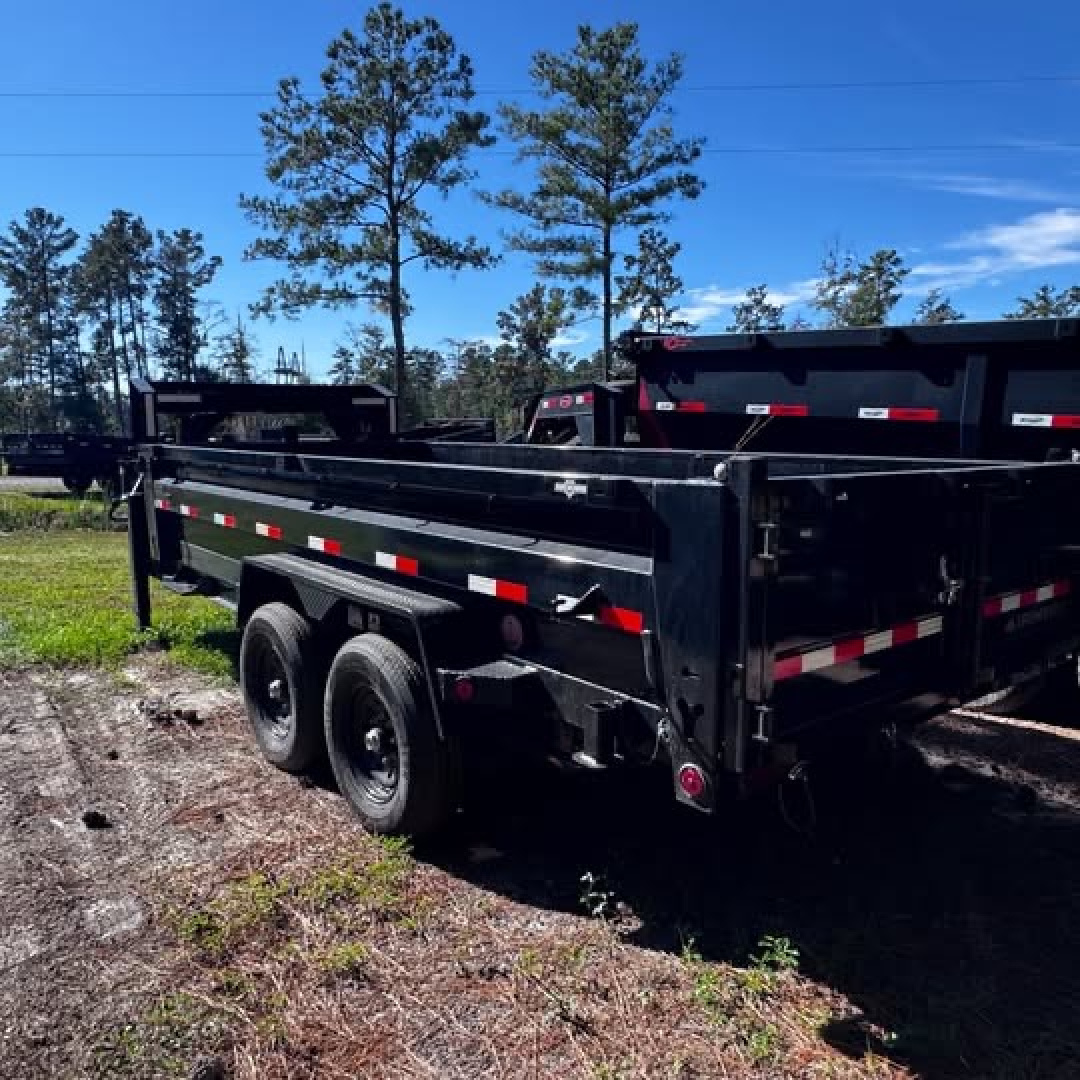 New 2025 Iron Bull 83"x16' GN DUMP 2-7K AXLES, 2' SIDES