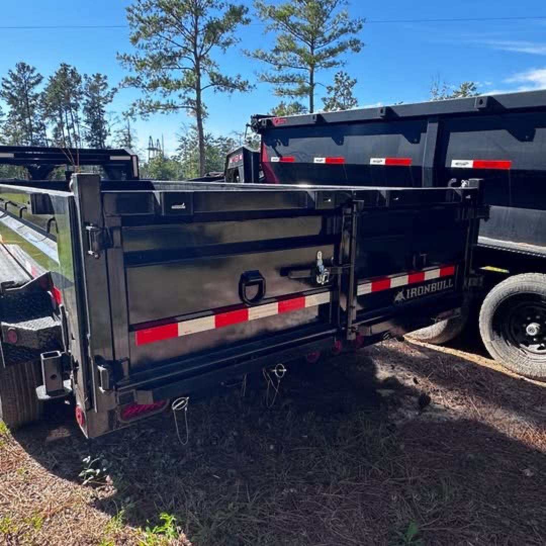 New 2025 Iron Bull 83"x16' GN DUMP 2-7K AXLES, 2' SIDES