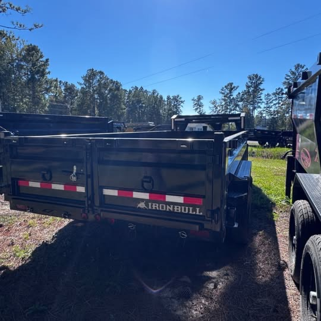 New 2025 Iron Bull 83"x16' GN DUMP 2-7K AXLES, 2' SIDES