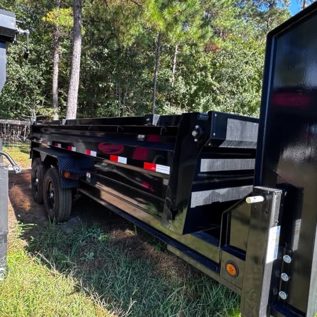 New 2025 Iron Bull 83"x16' GN DUMP 2-7K AXLES, 2' SIDES