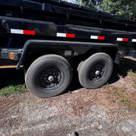 New 2025 Iron Bull 83"x16' GN DUMP 2-7K AXLES, 2' SIDES