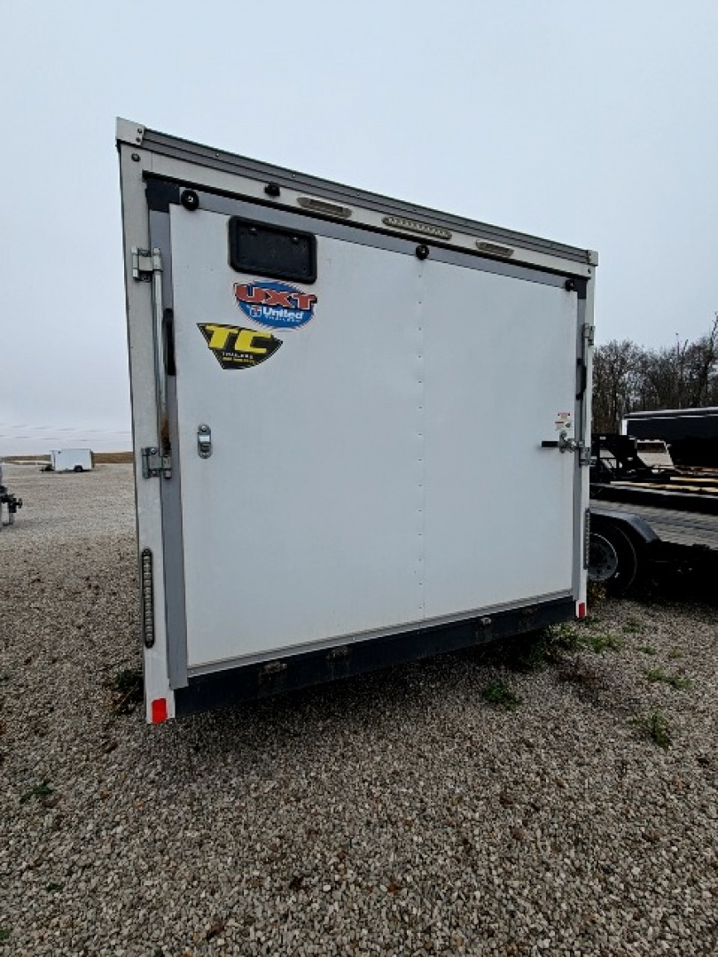 Used 2021 UNITED TRAILERS 8.5 x 16 10K UXT Contractor Enclosed Trailer