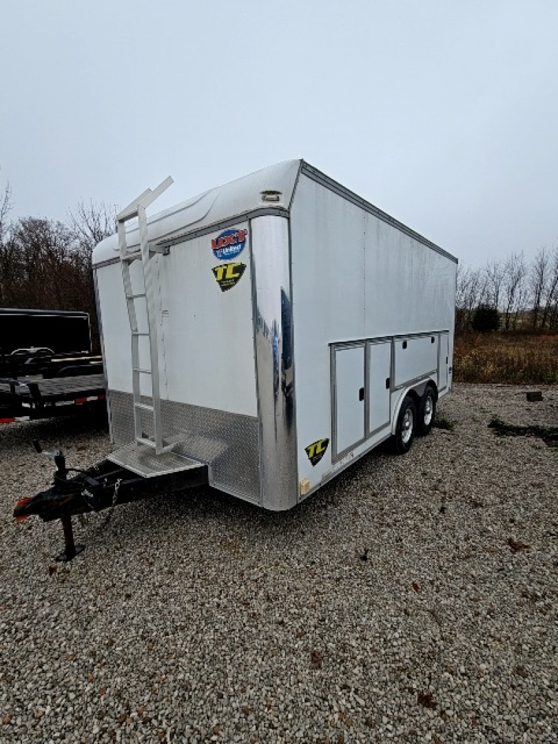 Used 2021 UNITED TRAILERS 8.5 x 16 10K UXT Contractor Enclosed Trailer