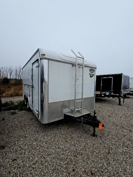 Used 2021 UNITED TRAILERS 8.5 x 16 10K UXT Contractor Enclosed Trailer