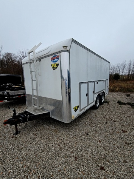 Used 2021 UNITED TRAILERS 8.5 x 16 10K UXT Contractor Enclosed Trailer