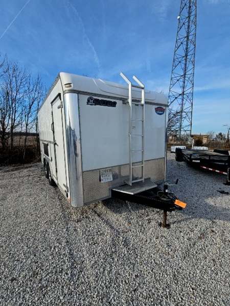 Used 2021 UNITED TRAILERS 8.5 x 16 10K UXT Contractor Enclosed Trailer