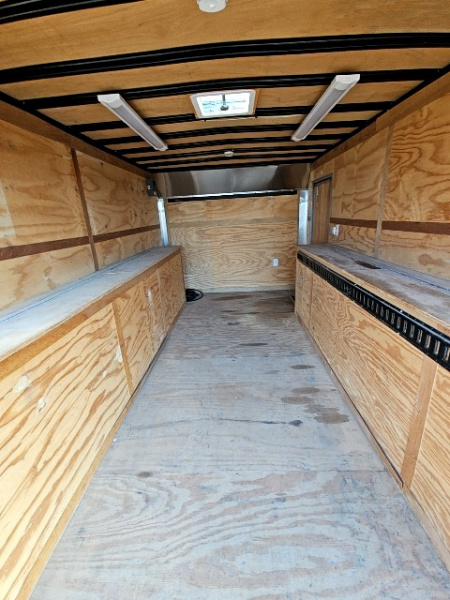 Used 2021 UNITED TRAILERS 8.5 x 16 10K UXT Contractor Enclosed Trailer