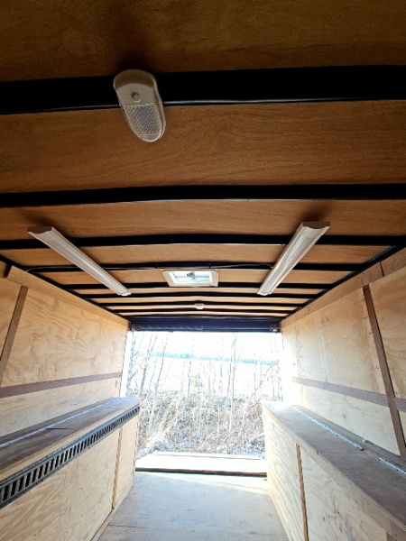 Used 2021 UNITED TRAILERS 8.5 x 16 10K UXT Contractor Enclosed Trailer