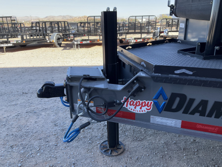 New 2025 Diamond C 82"x14' BP Low Profile Telescopic Dump w/ 24" Sides- LPT210