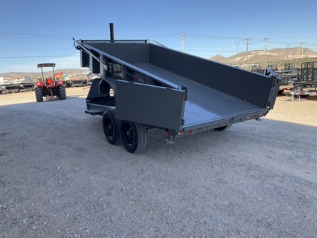 New 2025 Diamond C 82"x14' BP Low Profile Telescopic Dump w/ 24" Sides- LPT210