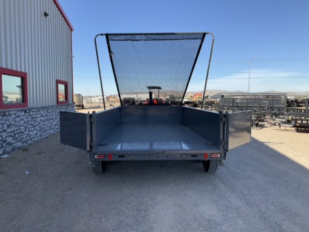 New 2025 Diamond C 82"x14' BP Low Profile Telescopic Dump w/ 24" Sides- LPT210