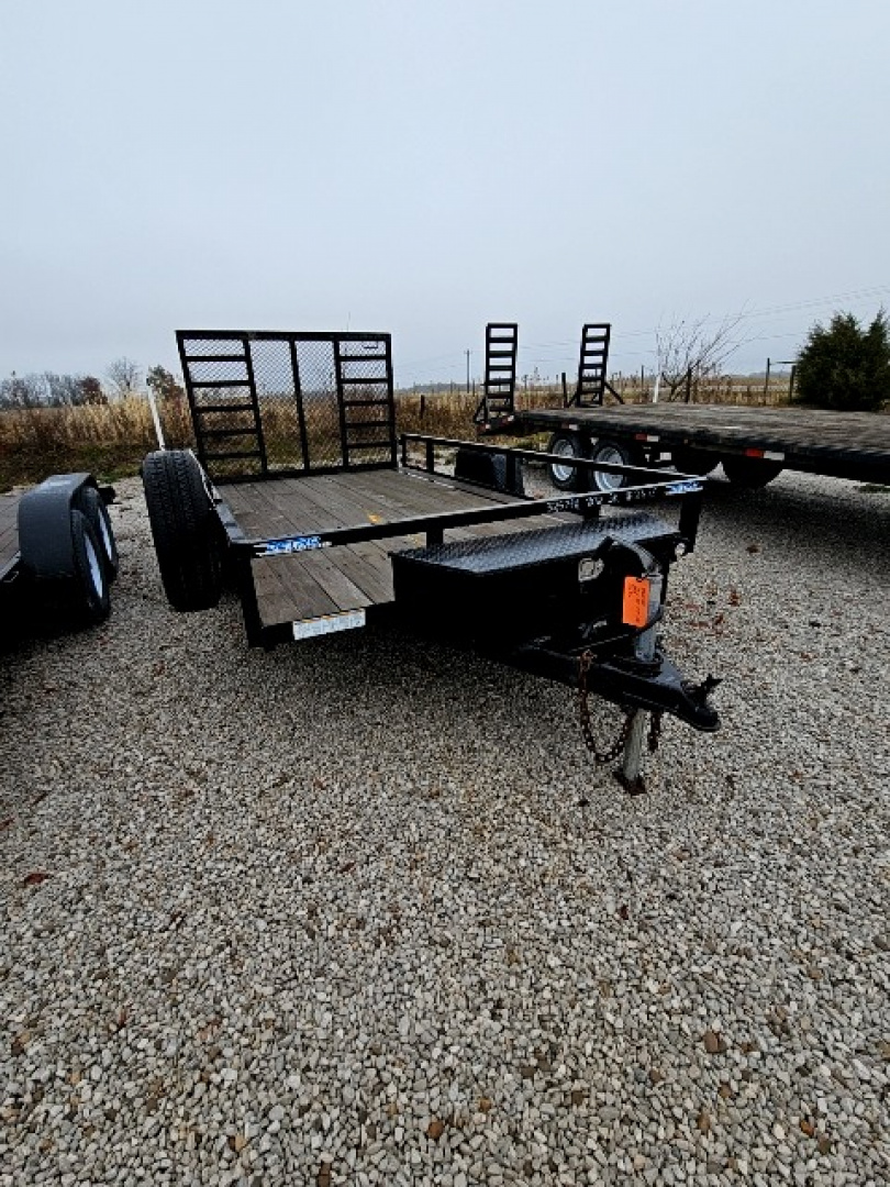 Used 2021 Sure-Trac 7 x 12 5K Tube Top Utility Trailer