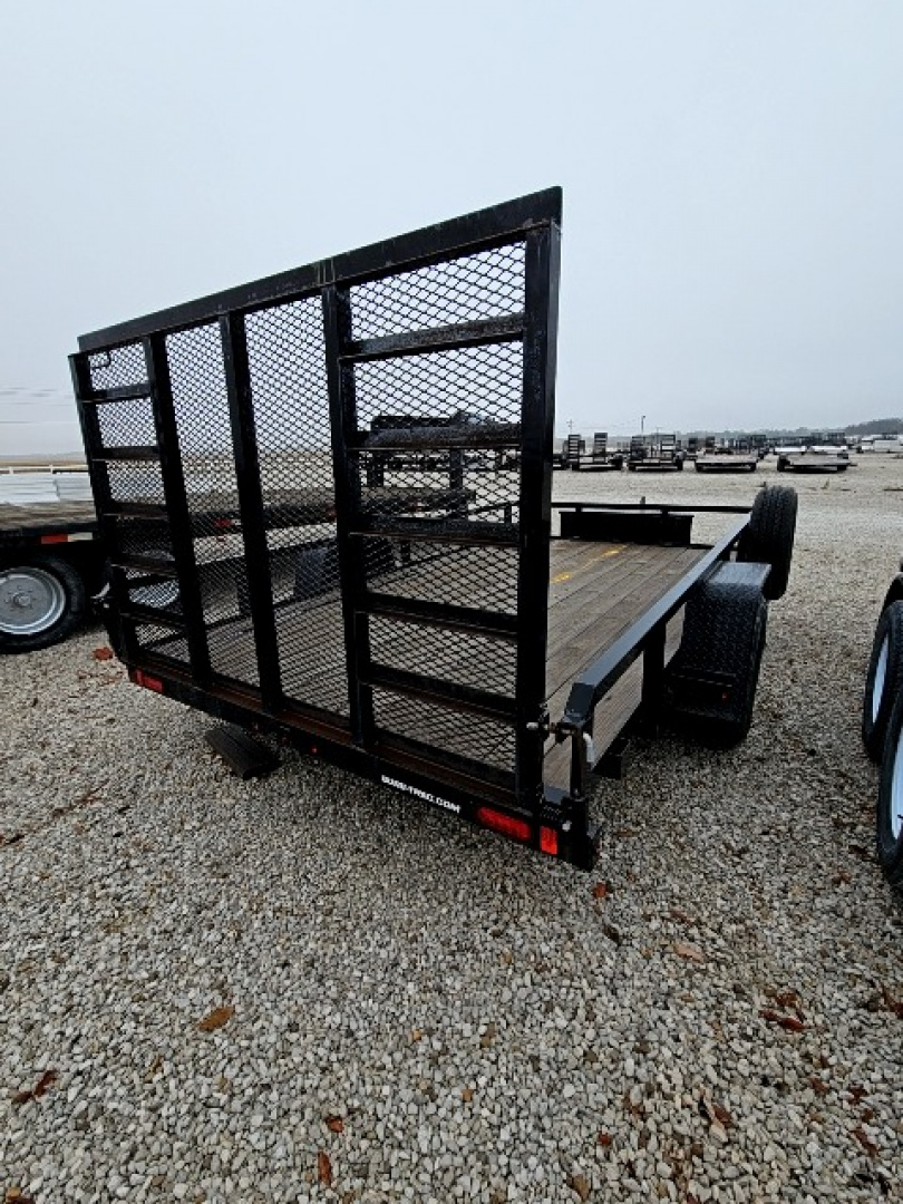 Used 2021 Sure-Trac 7 x 12 5K Tube Top Utility Trailer