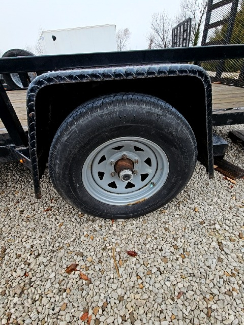 Used 2021 Sure-Trac 7 x 12 5K Tube Top Utility Trailer