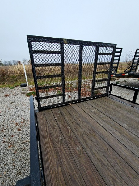 Used 2021 Sure-Trac 7 x 12 5K Tube Top Utility Trailer