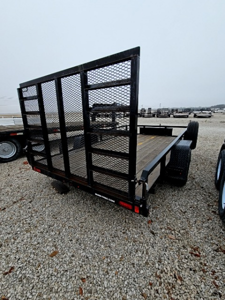 Used 2021 Sure-Trac 7 x 12 5K Tube Top Utility Trailer