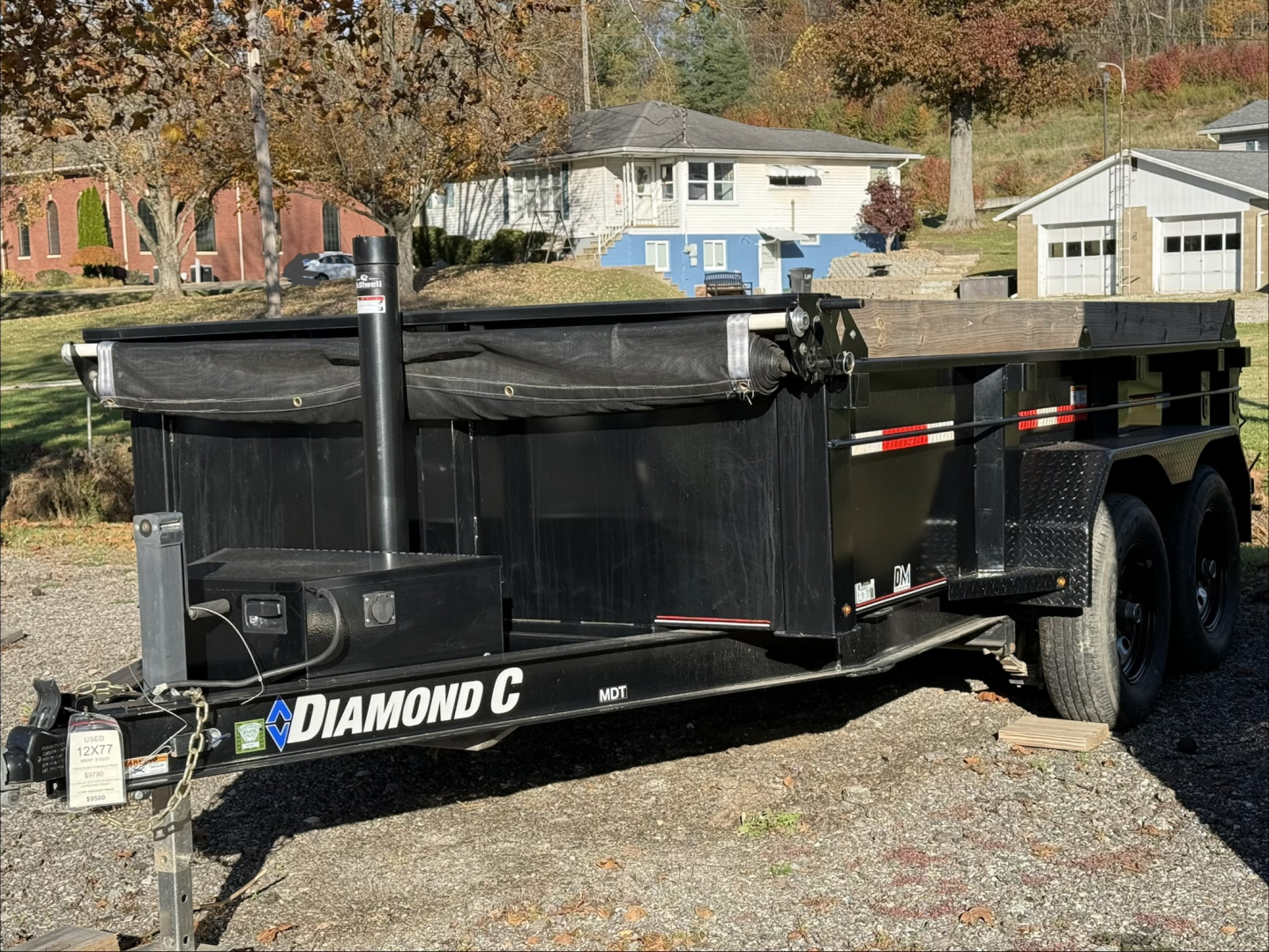 Used 2023 Diamond C Trailers MDT206 12X77 Dump Trailer