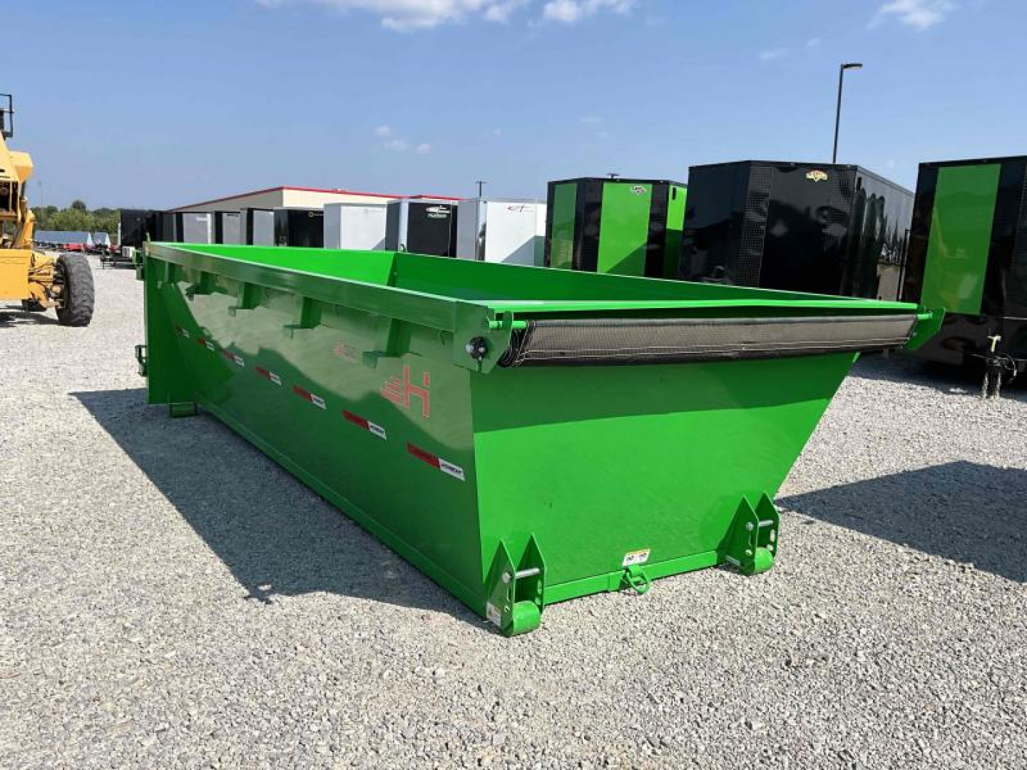 New 2024 Horizon Trailers EDZ 16X60X4 ROLL OFF DUMPTSER + Tarp Dump Bin