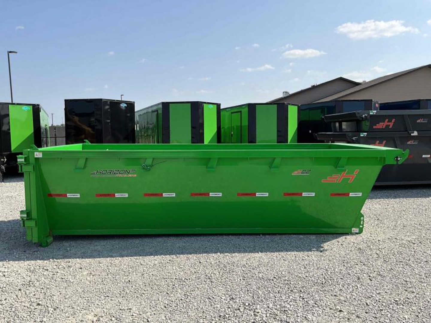 New 2024 Horizon Trailers EDZ 16X60X4 ROLL OFF DUMPTSER + Tarp Dump Bin