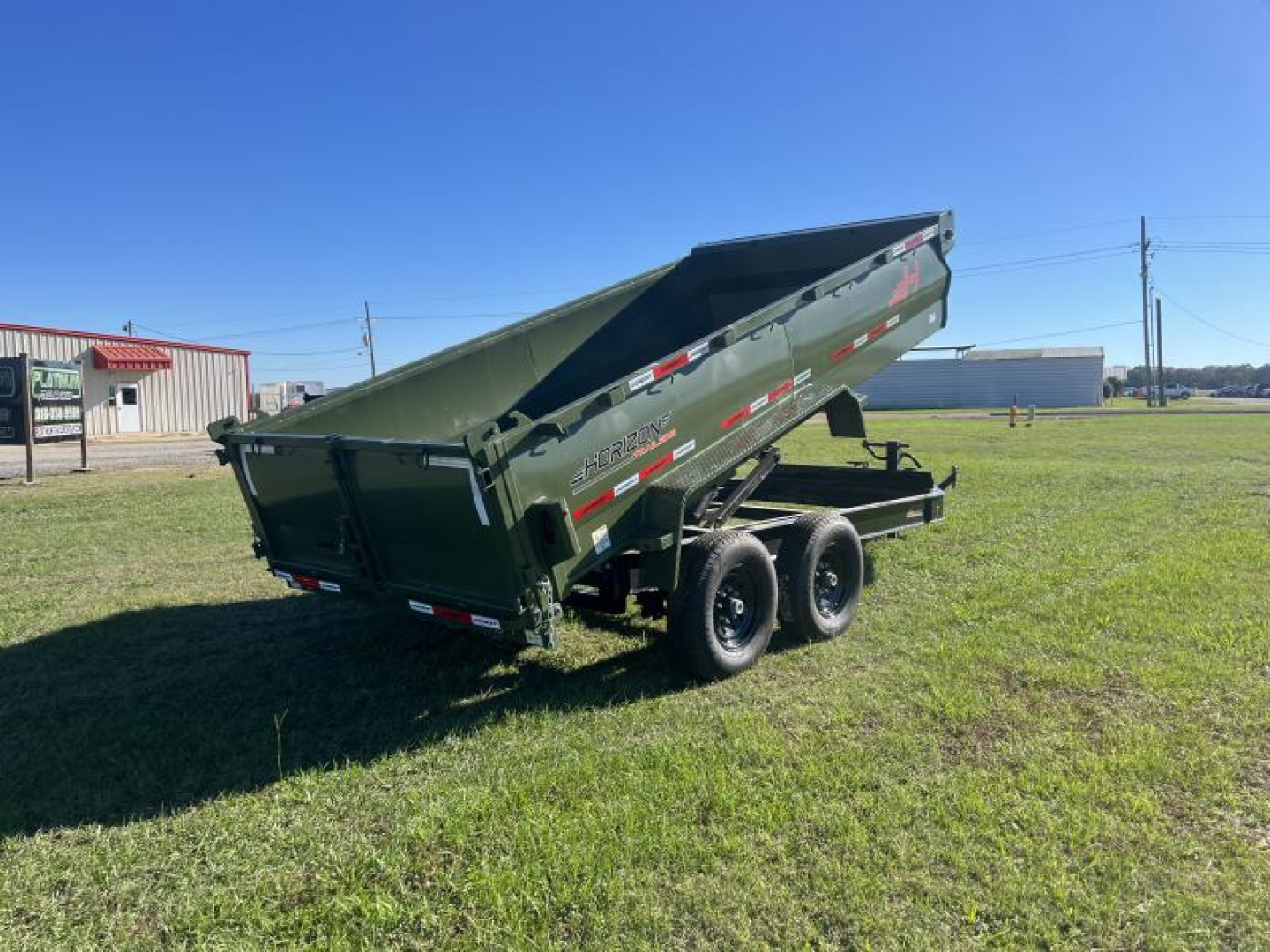 New 2025 Horizon Trailers 83x14 30"  Sides LZ7 Dump Trailer 14k GVWR