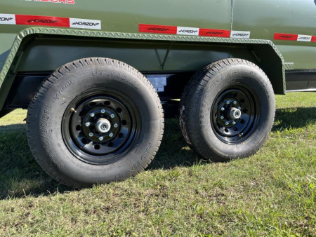 New 2025 Horizon Trailers 83x14 30"  Sides LZ7 Dump Trailer 14k GVWR