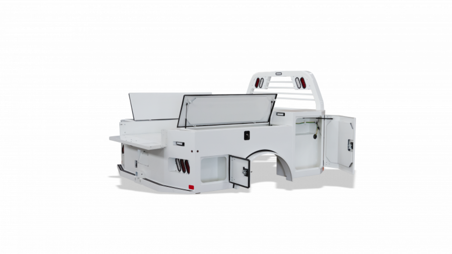 New 2025 903 Truck Beds Cabinet Body with Gooseneck Service Bodies
