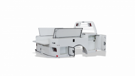 New 2025 903 Truck Beds Cabinet Body with Gooseneck Service Bodies