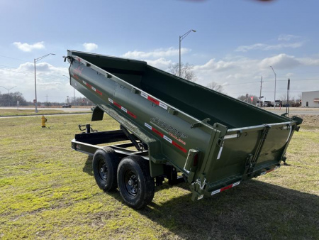 New 2025 Horizon Trailers 83X14 LZ7 30'' SIDE WALLS, 7K AXLES, 14 PLYTIRES, TARP, RAMPS, SPREAD GATE Dump Trailer