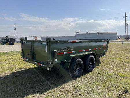 New 2025 Horizon Trailers 83X14 LZ7 30'' SIDE WALLS, 7K AXLES, 14 PLYTIRES, TARP, RAMPS, SPREAD GATE Dump Trailer