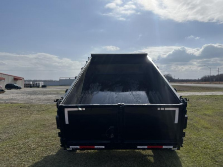 New 2025 Horizon Trailers 83X14 LZ7 30'' SIDE WALLS, 7K AXLES, 14 PLYTIRES, TARP, RAMPS, SPREAD GATE Dump Trailer