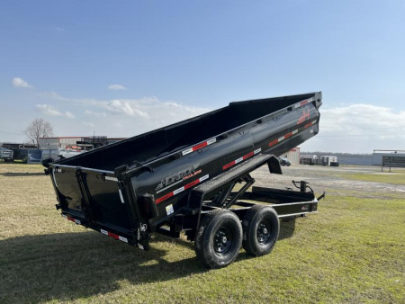 New 2025 Horizon Trailers 83X14 LZ7 30'' SIDE WALLS, 7K AXLES, 14 PLYTIRES, TARP, RAMPS, SPREAD GATE Dump Trailer