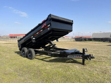 New 2025 Horizon Trailers 83X14 LZ7 30'' SIDE WALLS, 7K AXLES, 14 PLYTIRES, TARP, RAMPS, SPREAD GATE Dump Trailer