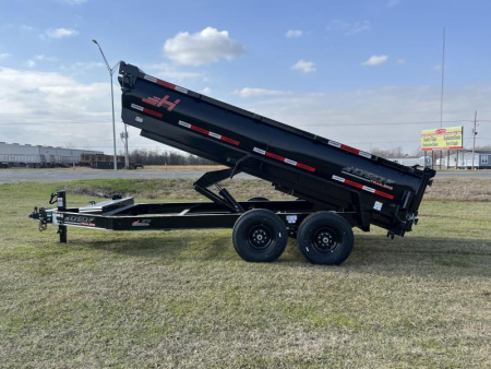 New 2025 Horizon Trailers 83X14 LZ7 30'' SIDE WALLS, 7K AXLES, 14 PLYTIRES, TARP, RAMPS, SPREAD GATE Dump Trailer