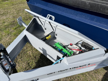 New 2025 Horizon Trailers 83X14 LZ7 30'' SIDE WALLS, 7K AXLES, 14 PLYTIRES, TARP, RAMPS, SPREAD GATE Dump Trailer