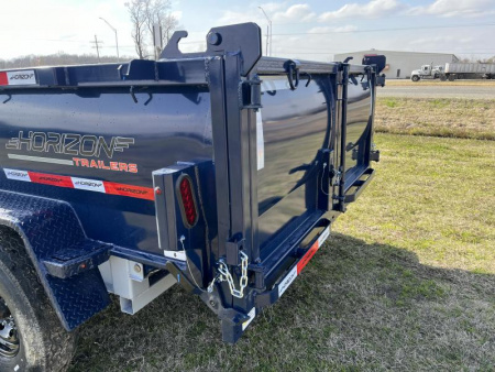 New 2025 Horizon Trailers 83X14 LZ7 30'' SIDE WALLS, 7K AXLES, 14 PLYTIRES, TARP, RAMPS, SPREAD GATE Dump Trailer
