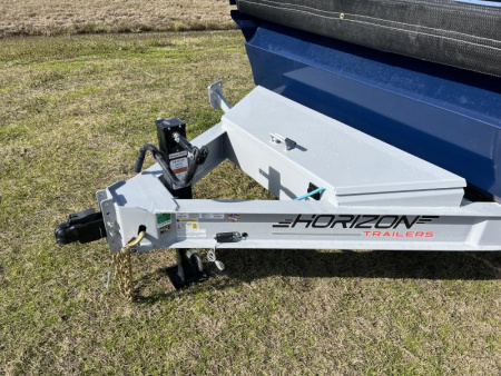 New 2025 Horizon Trailers 83X14 LZ7 30'' SIDE WALLS, 7K AXLES, 14 PLYTIRES, TARP, RAMPS, SPREAD GATE Dump Trailer