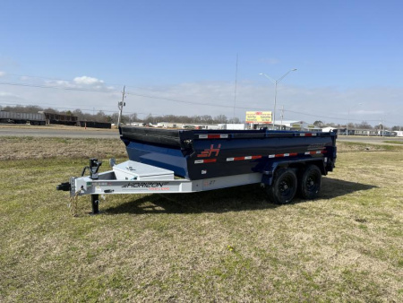 New 2025 Horizon Trailers 83X14 LZ7 30'' SIDE WALLS, 7K AXLES, 14 PLYTIRES, TARP, RAMPS, SPREAD GATE Dump Trailer