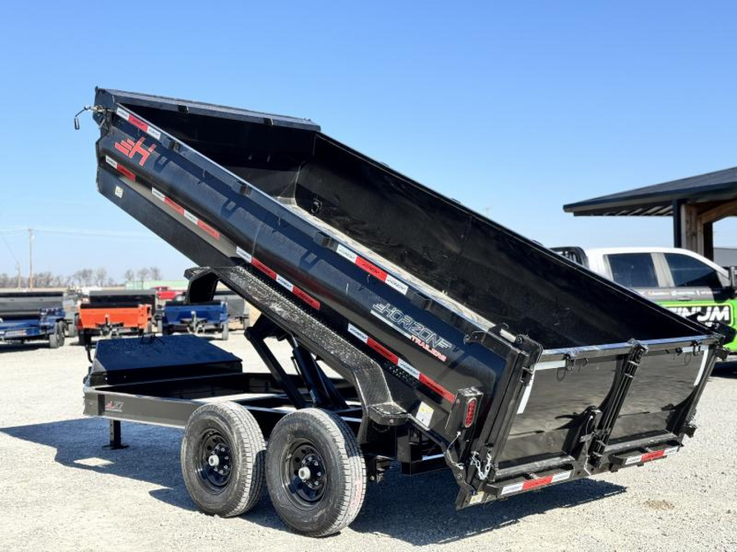 New 2025 Horizon Trailers LZ7 83x14 HIGH SIDE 14k GVWR Dump Trailer