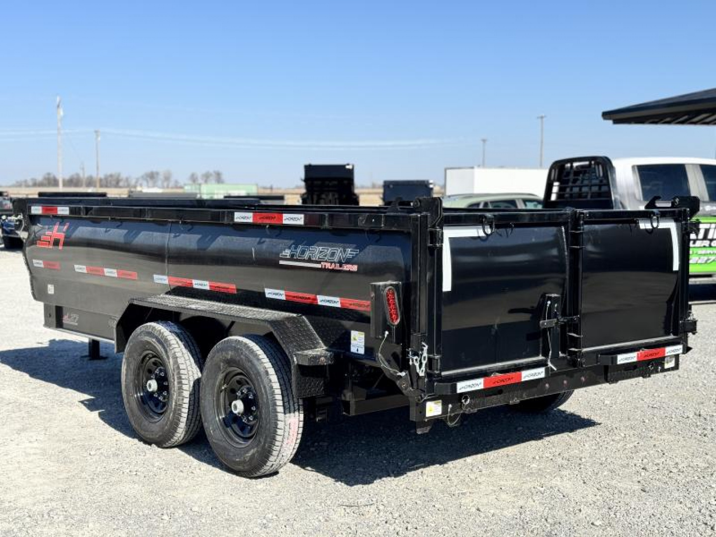 New 2025 Horizon Trailers LZ7 83x14 HIGH SIDE 14k GVWR Dump Trailer
