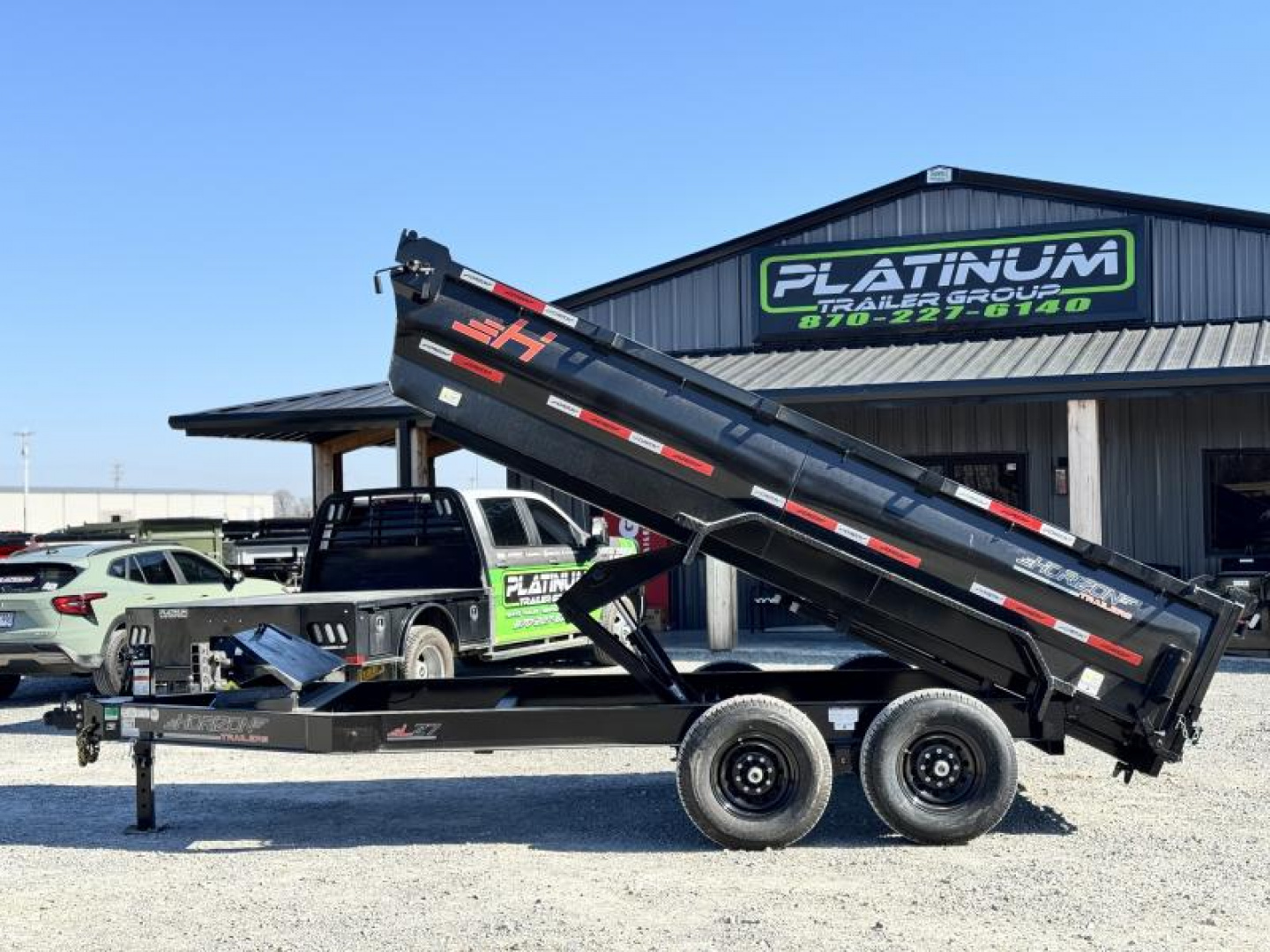 New 2025 Horizon Trailers LZ7 83x14 HIGH SIDE 14k GVWR Dump Trailer