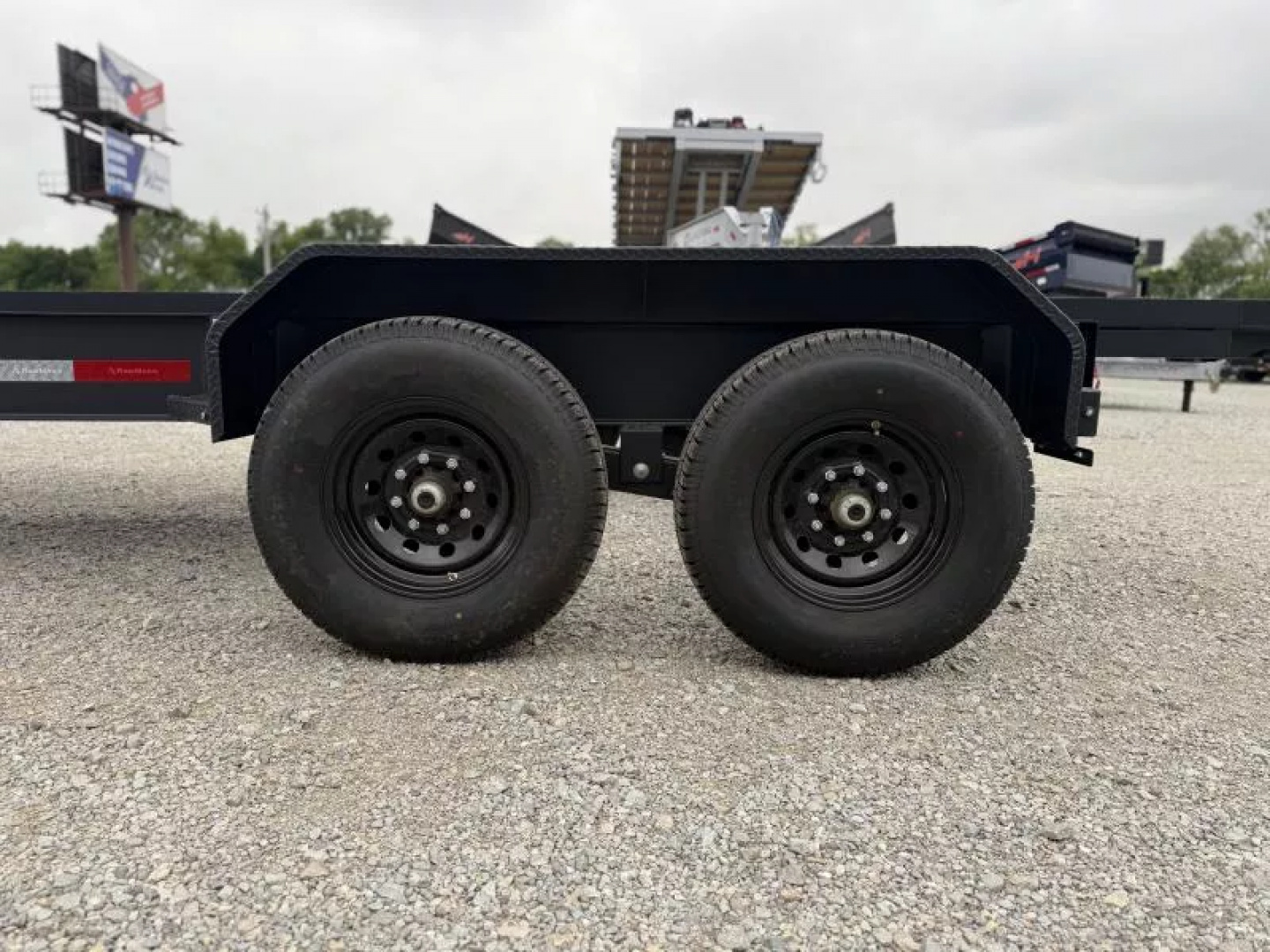 New 2025 RawMaxx RDX 83X16 BUMPER PULL 14K GVWR Roll Off