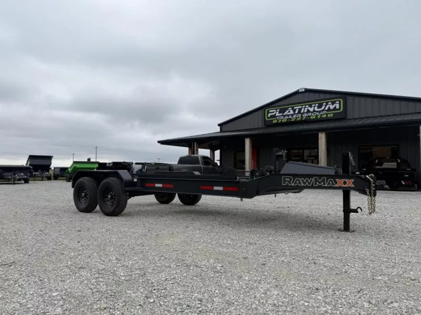 New 2025 RawMaxx RDX 83X16 BUMPER PULL 14K GVWR Roll Off