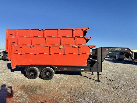 New 2025 RawMaxx 83X16 RDX GOOSENECK 14K GVWR Roll Off