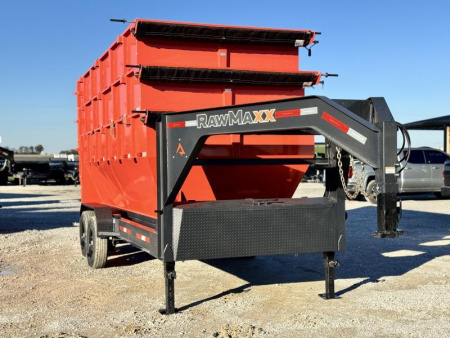 New 2025 RawMaxx 83X16 RDX GOOSENECK 14K GVWR Roll Off