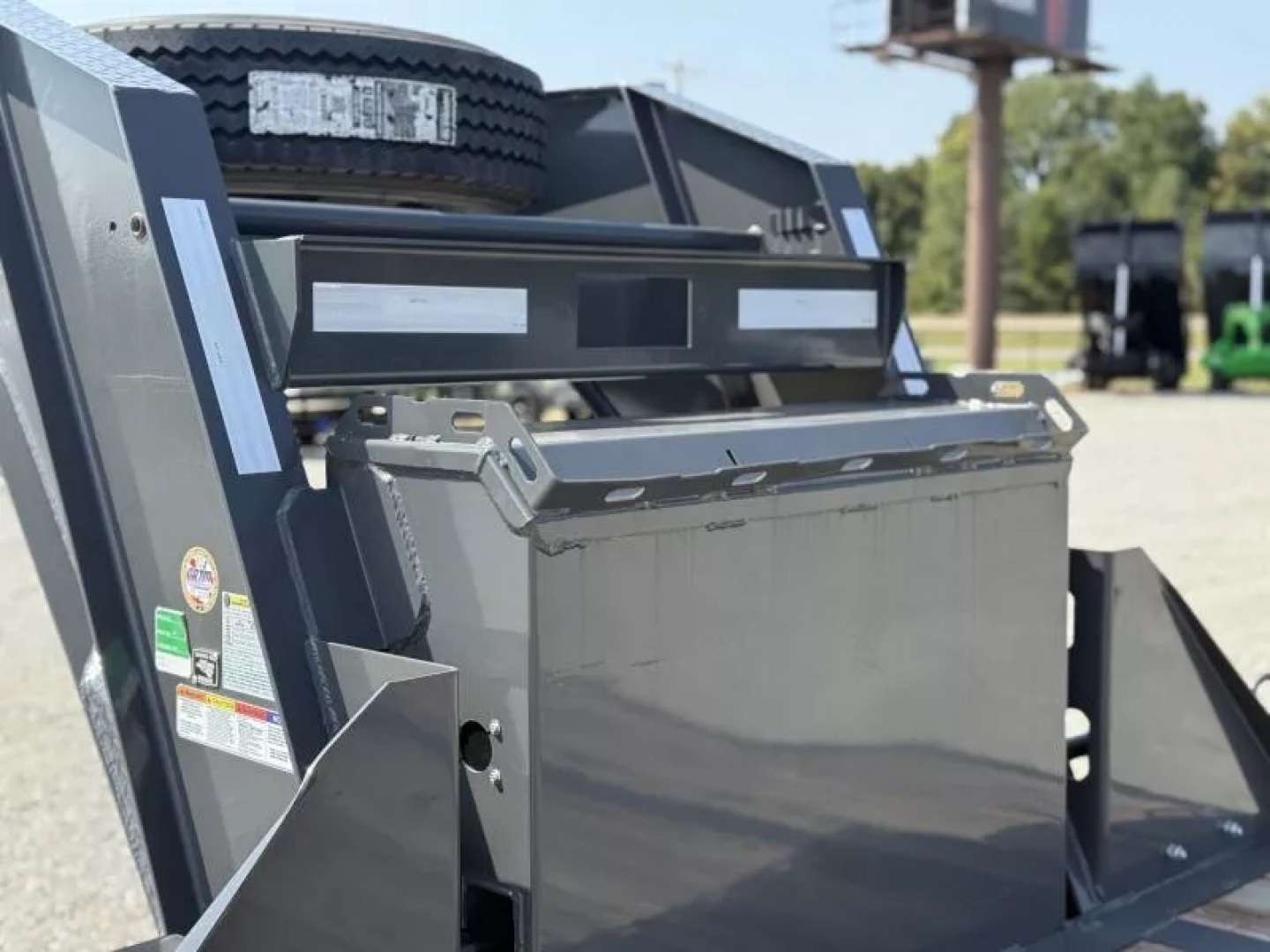 New 2025 Horizon Trailers FHZSS 102X40 GOOSENECK HOTSHOT SUPER SINGLE 10K W/SLIDE RATCHETS 25,000 GVWR Flatbed Trailer