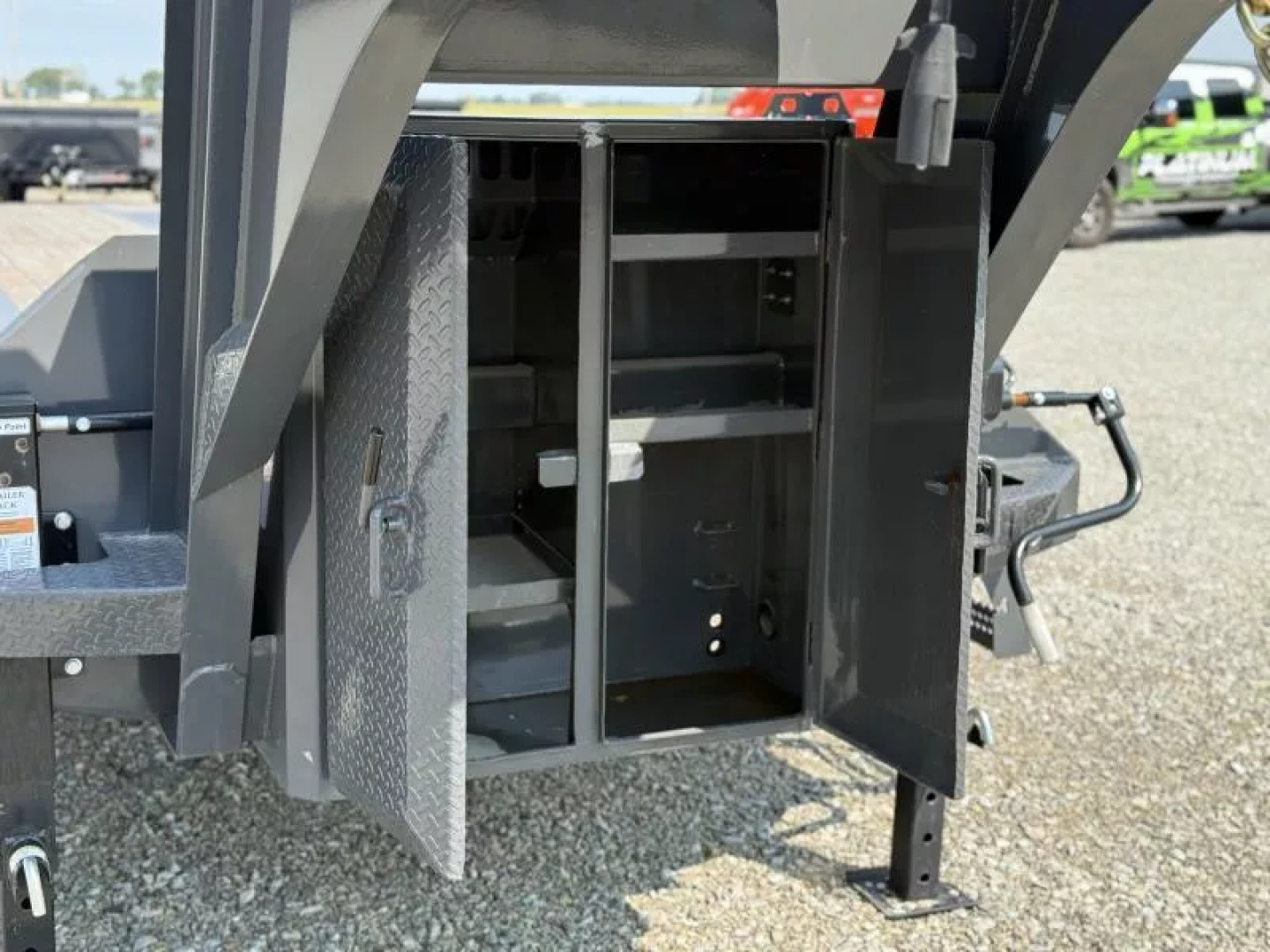 New 2025 Horizon Trailers FHZSS 102X40 GOOSENECK HOTSHOT SUPER SINGLE 10K W/SLIDE RATCHETS 25,000 GVWR Flatbed Trailer