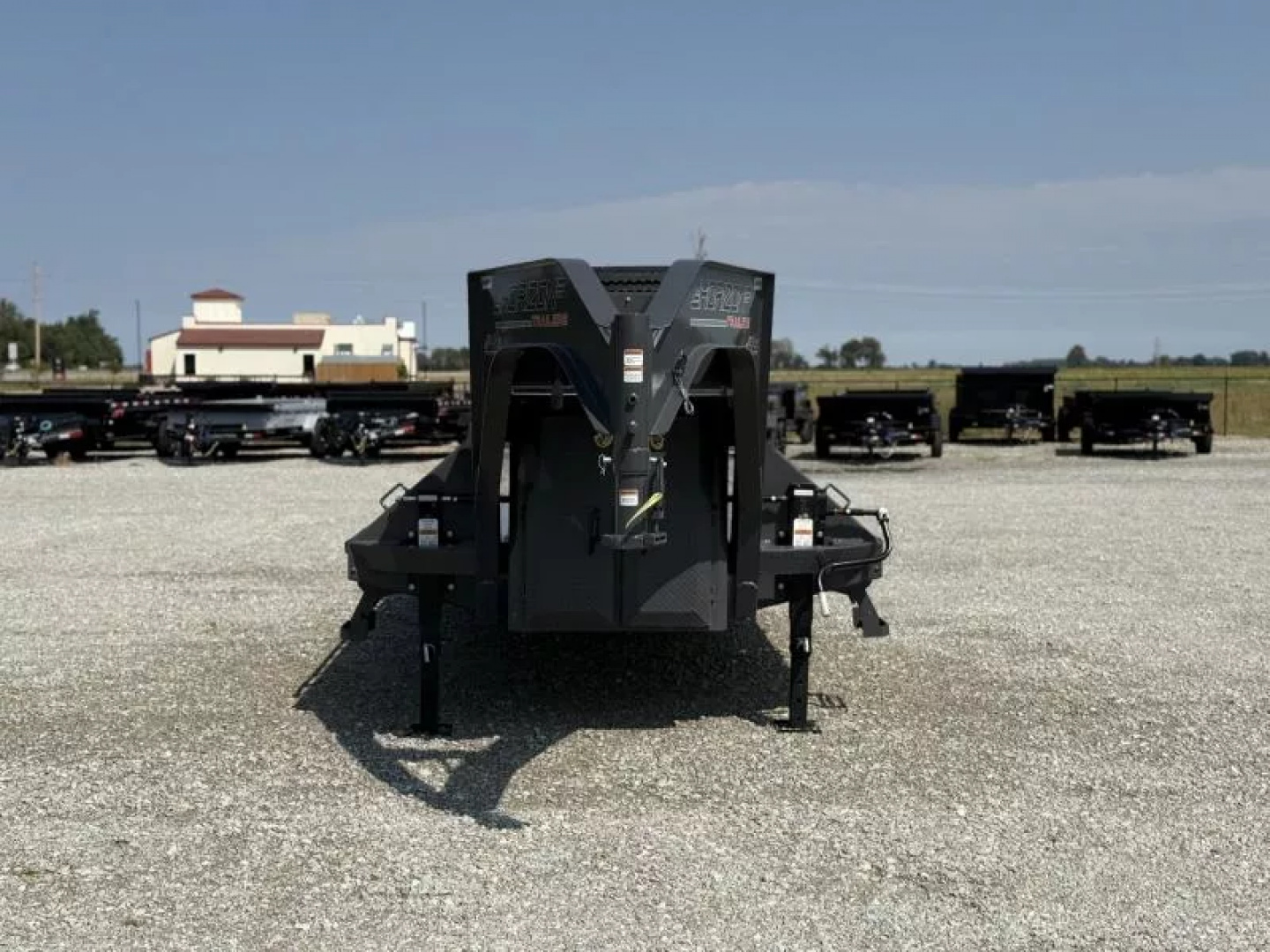 New 2025 Horizon Trailers FHZSS 102X40 GOOSENECK HOTSHOT SUPER SINGLE 10K W/SLIDE RATCHETS 25,000 GVWR Flatbed Trailer